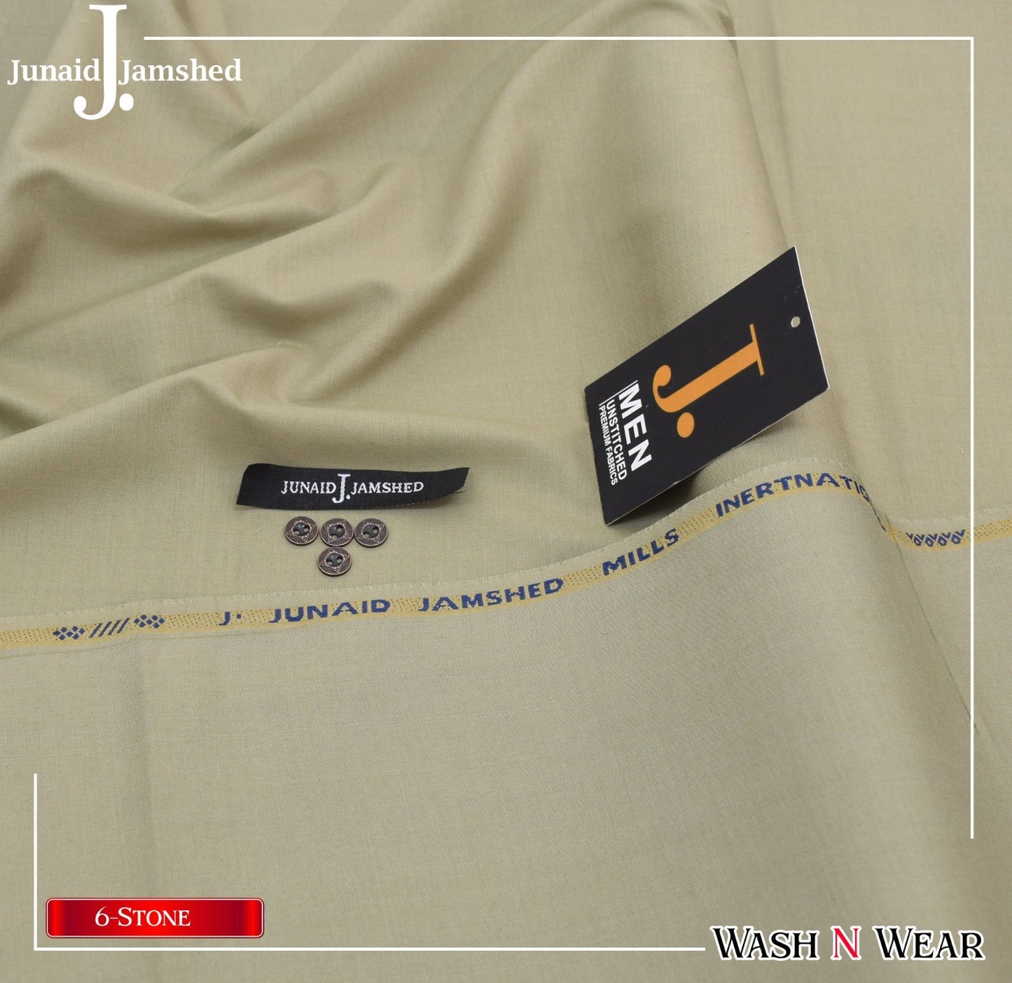 Men Wash N Wear Fabric J.620