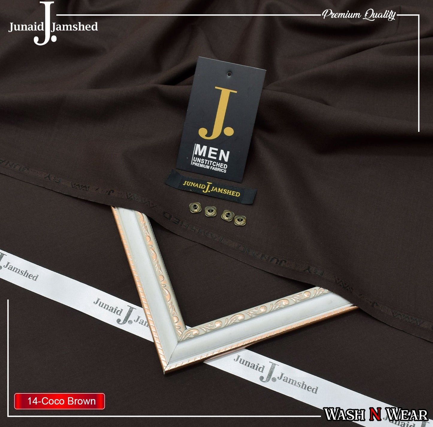 Premium Quality Men Wash N Wear Fabric J.514