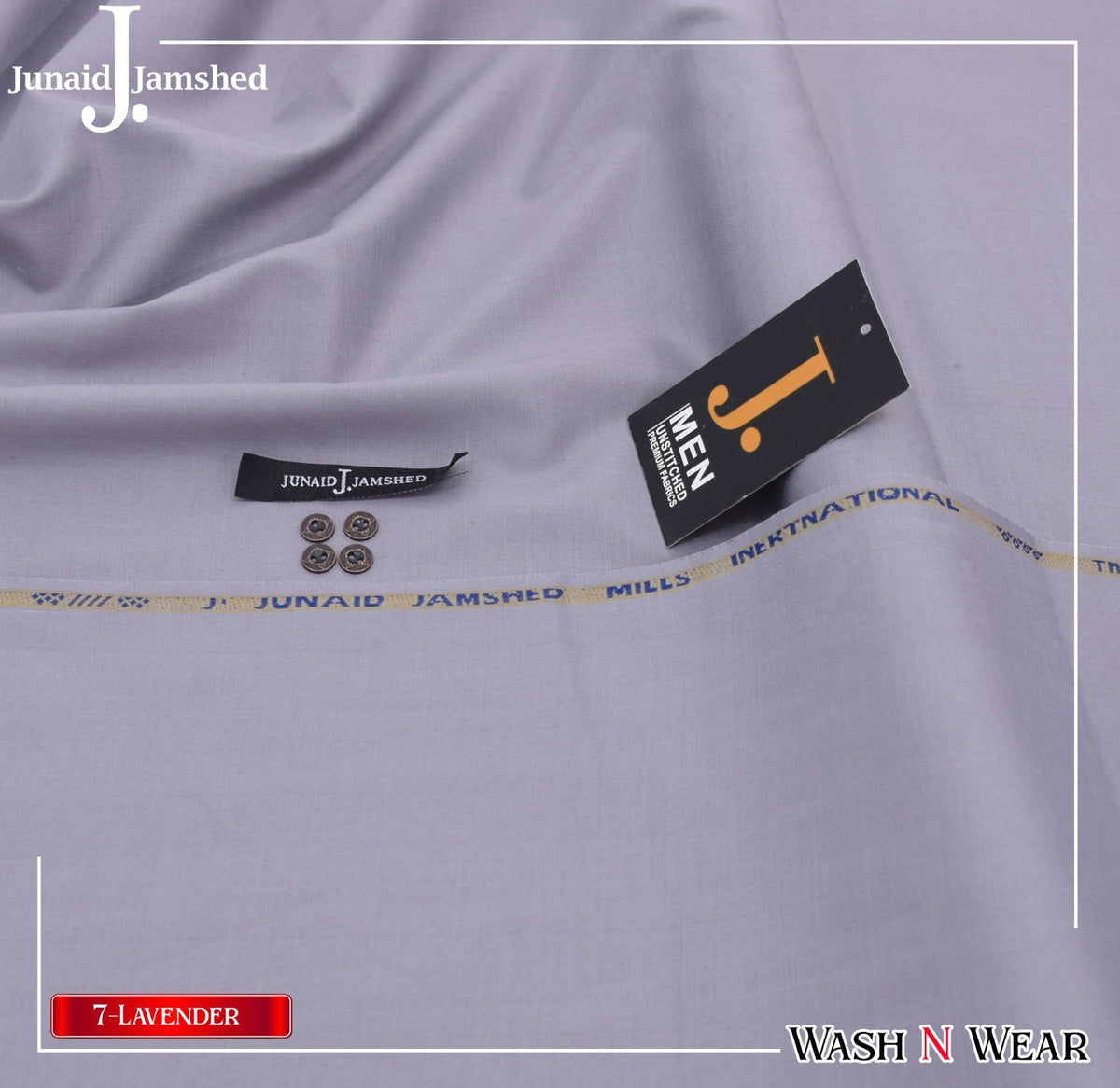Men Wash N Wear Fabric J.619